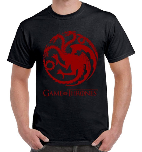 Remera Camiseta Game Of Thrones Dragon - Juego De Tronos