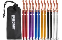 Comprar Estacas Para Carpas De Aluminio + Bolsa Transporte Pack 12u.