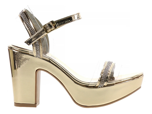 Imagen 2 de 4 de Tacones De Fiesta Mujer Tipo Sandalia Con Plataforma Erez
