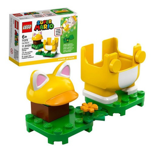 Lego Super Mario 71372 Traje Potenciador Gato 11pzas