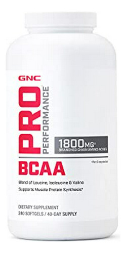 Suplemento - Gnc Pro Performance Bcaa