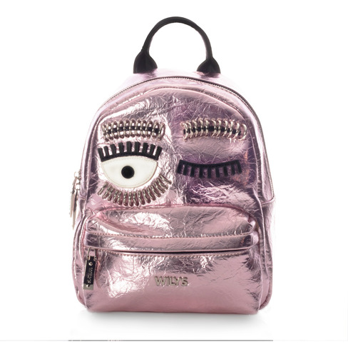 Mini Backpack Wink Corrugada Lila Wilys Mochila