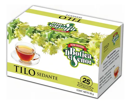 Té De Tilo Botica Del Señor 25 Saquitos