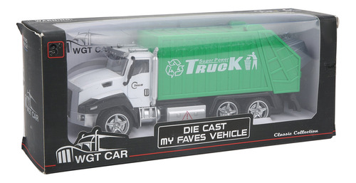 1:42 Escala De Basura Camión De Basura De Coche Papelera De