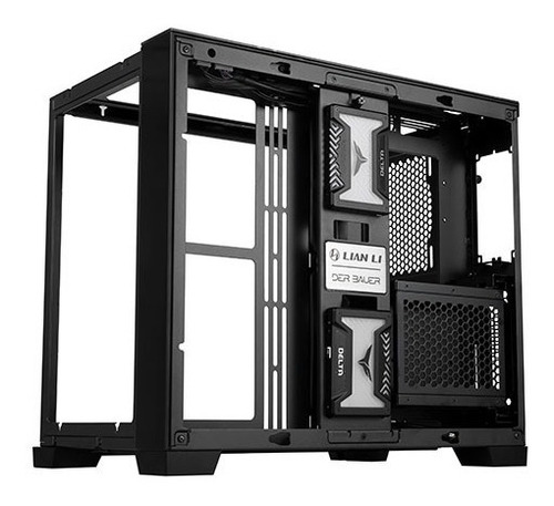 Imagen 5 de 7 de Gabinete Lian Li 011 Dynamic Mini Black Tempered Glass Atx