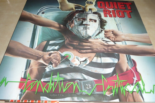 Quiet Riot Critical Condition Vinilo Japon Insert 10 Puntos