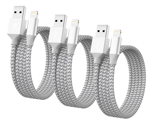 Cable Cargador Ââ3pack 10 Ft  Mfi Certified Lightning ...