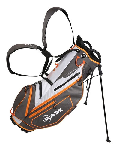 Ram Golf Fx Bolsa Transporte Ligera Soporte Gris Blanco