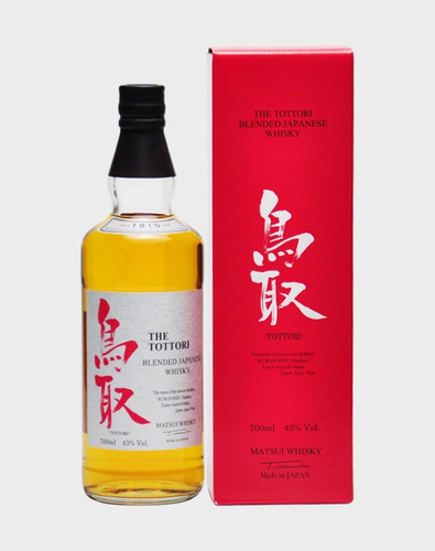 Imagen 10 de 10 de Whisky Japones The Tottori Blended 750ml En Estuche