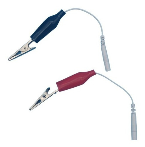 Cables Tipo Caiman Para Electroestimulación Tens Acupuntura