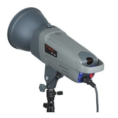 Imagen 4 de 10 de Flash Estudio Visico 300 W C/ Reflector Receptor Incorporado