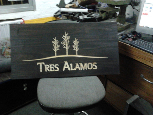 Carteles Tallados En Madera Para Casa O Campo