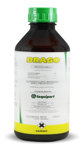 Drago Insecticida De Uso Agricola X 1 L Inquiport