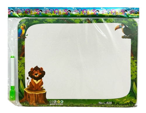 Pizarra Borrable Con Marcador Infantil Pack X10 Surtidos