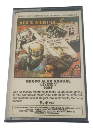 Cassette Grupo Alux Nahual  Leyenda             Supercultura