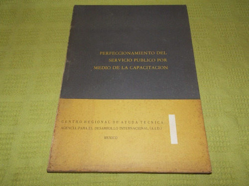 Perfeccionamiento Del Servicio Público Medio Capacitación