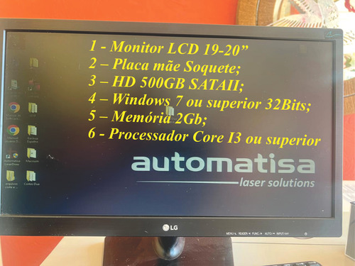 Máquina De Corte A Laser Automatisa Dua 1209 220v - ( Top ) (Usado)