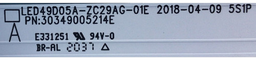 Led's Jvc Led49d05a-zc29ag-01e Cc500pv7d Lt-50maw705 (Usado)
