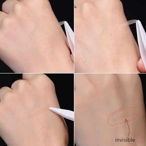 Parche Invisible Sin Costuras Con Adhesivo Doble Para Párpad