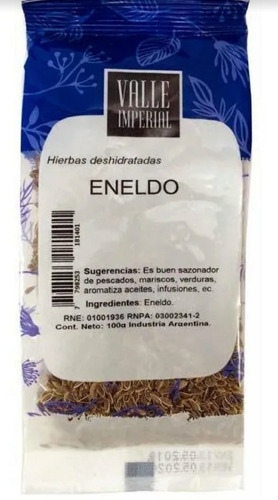 Eneldo 100 Gr - Valle Imperial