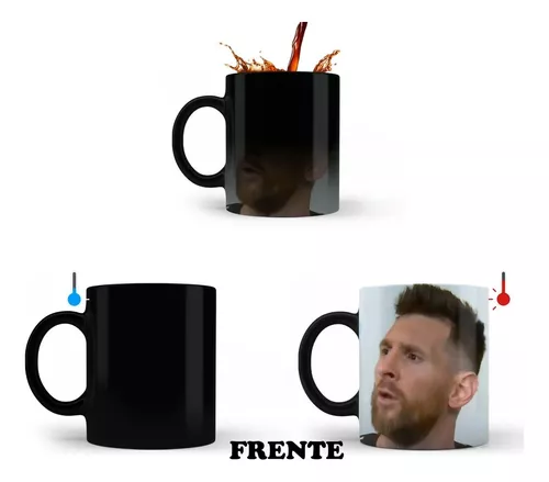 Taza mágica personalizada Messi Que miras bobo?