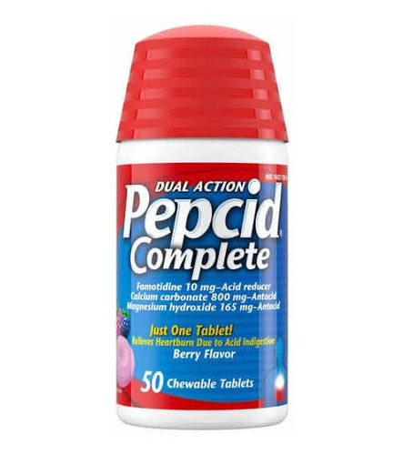 Pepcid Complete. Potente Para Gastritis. Agruras Y Acidez 