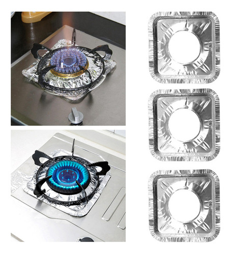 Almohadilla De Limpieza De Papel De Aluminio De 30 Piezas, C