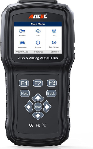 Ad610 Plus Obdii Scanner Abs Srs Airbag Restablecer Her...