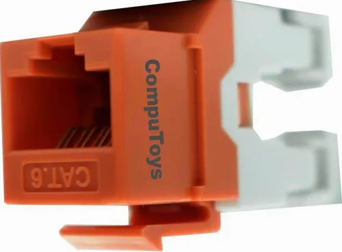 Zprj46 Keystone Rj45 Categoria 6 Para Faceplate Computoys