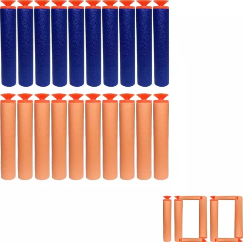 Metralhadora Lança Dardos Nerf Super Shot Lanterna Mira 75cm