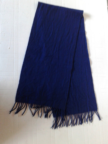 Bufanda Azul Paño Impecable!