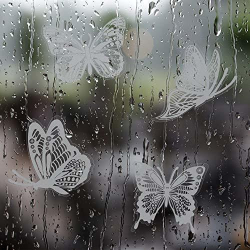 Imagen 5 de 7 de Adhesivos Para Ventanas Anticolisión De Mariposa De Gran Ta