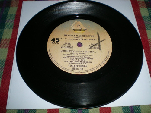 Melissa Manchester Vinilo Simple Difusion Ind.arg. (4)