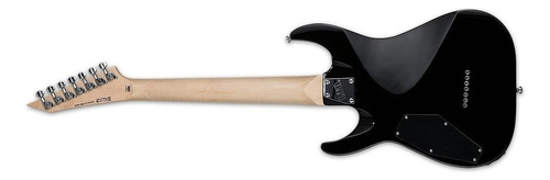 Guitarra eléctrica LTD MH Series MH-17 stratocaster de tilo black laqueado con diapasón de madera de ingeniería