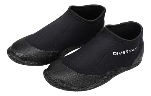 Botas De Buceo De Neopreno Suela De Goma Zapatos De Negro 36