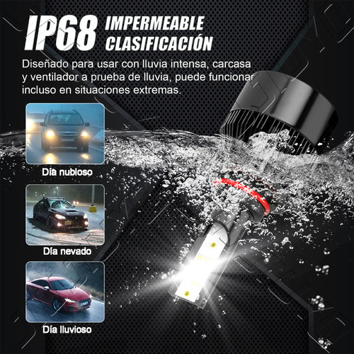 9005 H11 9145 Kit Faros Led Para Dodge Ram 2009 A 2012