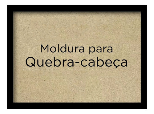 Moldura Para Quebra Cabeça Game 500 Peças 36,5 X 49,5 Decor