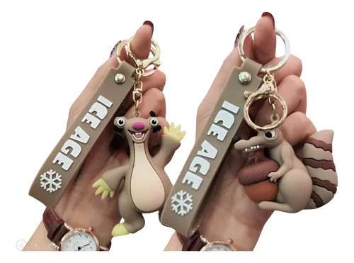 comprar Kit Chaveiro A Era Do Gelo Sid Scrat Personagem Chave Carro
