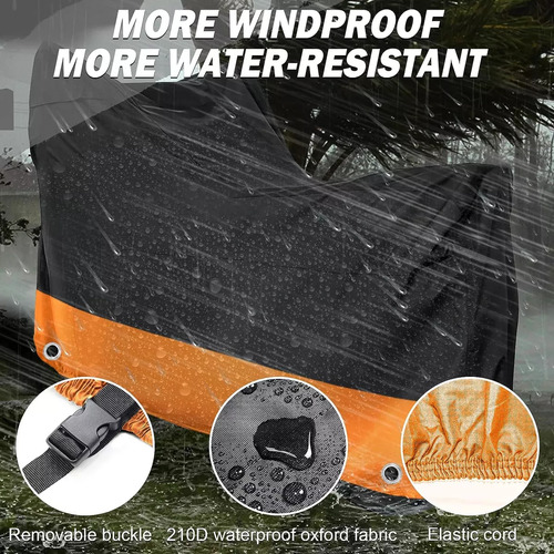 Funda Impermeable Para Motocicleta O Bicicleta Tamaño Xl
