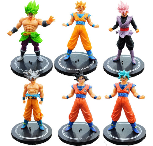 Figuras De Dragon Ball Super Colección Completa 15cm Pvc 
