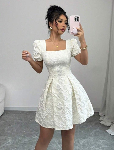 Vestido Importado De Jacquard - Saumur
