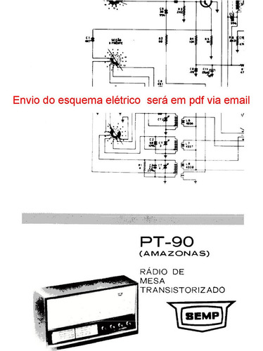 Esquema Radio Semp Amazonas Pt90 Pt 90 Via Email (Usado)