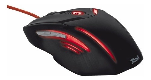 Mouse Trus Gxt 152 Gaming Iluminación Led 6 Botones Negro