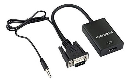 Conversor Vga A Hdmi + Audio