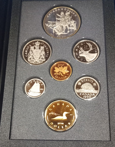 Monedas Canada Set 1990 (conme Kelsey) 7 Moned. Lp 061 (Usado)