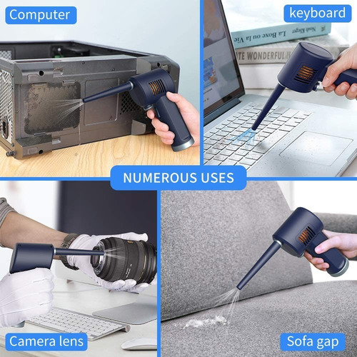 Imagen 7 de 7 de Plumero De Aire Con Pilas, Plumero De Limpieza De Computador