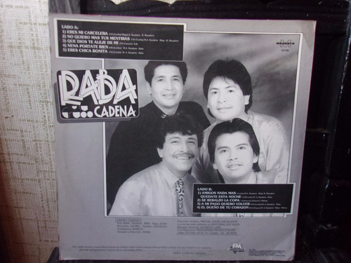 Vinilo Lp Raba Cadena Y Su Grupo (Usado)