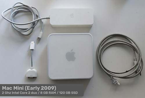 Mac Mini (2009) 2 Ghz Core 2 Duo / 8gb Ram / 120 Gb Ssd