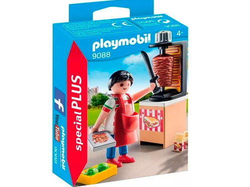 Playmobil Special Plus 9088 Vendedor De Kebab Original Intek