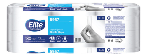 Elite Papel Higiénico Bobina 180m 12 Rollos Ab55335957